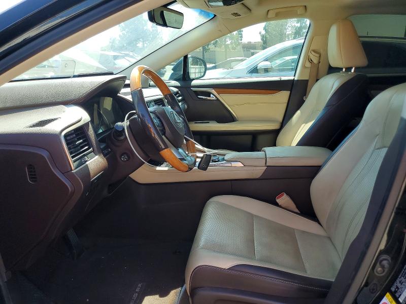 2016 Lexus Rx VIN 2T2ZZMCA6GC017907 COPART salvage auction — NORMAL WEAR, CA - DIS/DLR/EXP ONLY CLEAN TITLE, sold $9,200 on 2026-07-16 (photo 7)