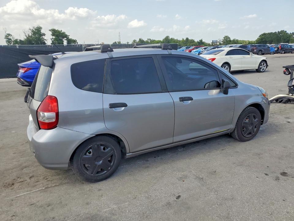 2007 Honda Fit VIN JHMGD38467S026112 COPART salvage auction — REAR END, Fl - Cert Of Title Slvg Rebuildable, sold $375 on 2026-07-28 (photo 3)