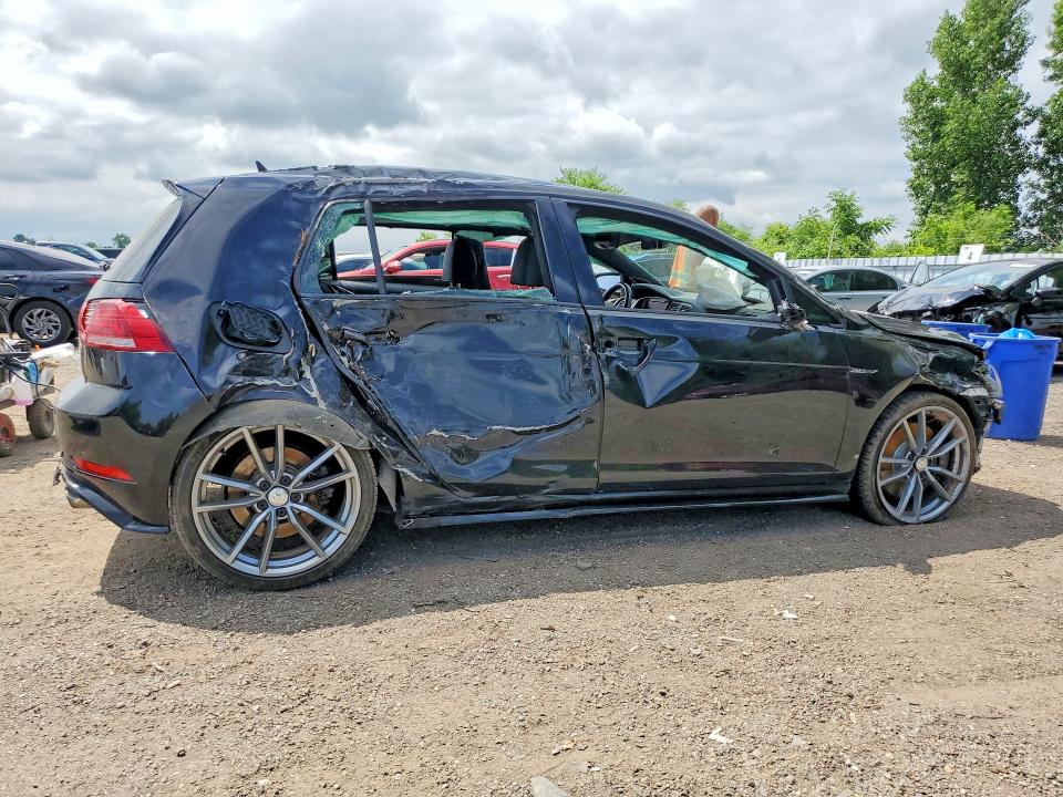 2019 Volkswagen Golf r VIN WVWVA7AU9KW169771 COPART salvage auction — FRONT END, ON - PERMIT SALVAGE, sold $525 on 2026-07-23 (photo 3)