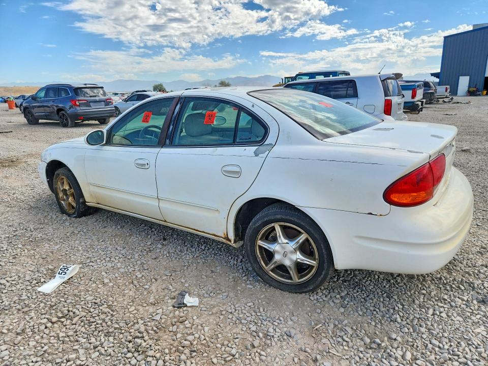 1999 Oldsmobile Alero VIN 1G3NF52E3XC328838 COPART salvage auction — SIDE, UT - CERTIFICATE OF TITLE, sold $125 on 2026-07-17 (photo 2)