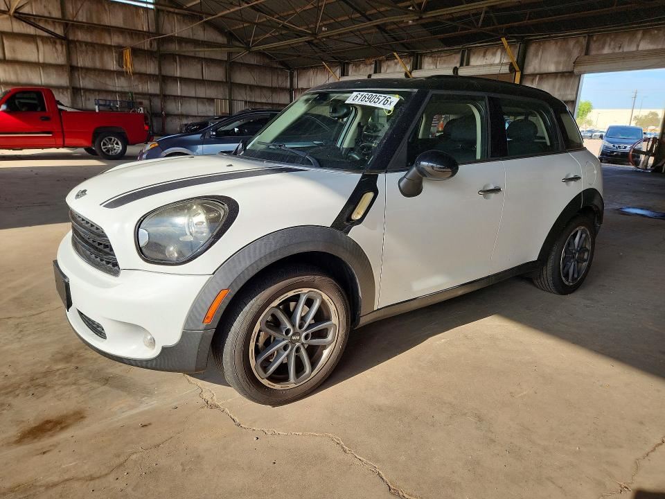 2016 Mini Cooper VIN WMWZB3C59GWR46774 COPART salvage auction — REAR END, Az - Cert Of Title - Salvage, sold $2,900 on 2026-08-17 (photo 1)