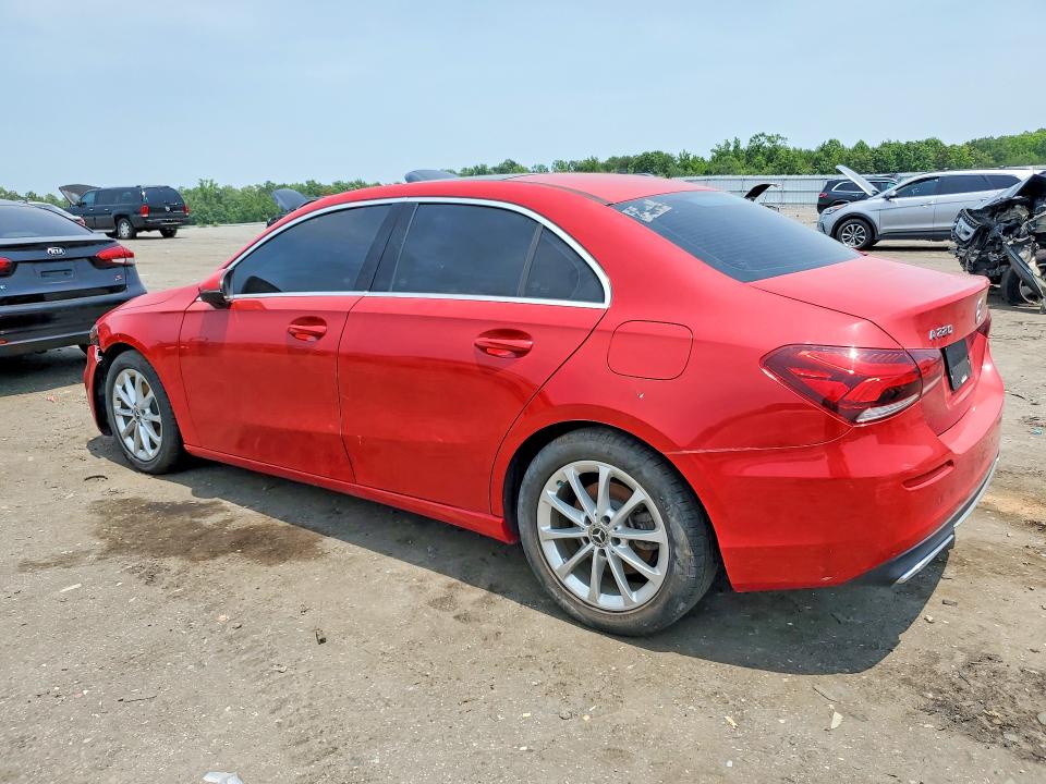 2020 Mercedes-benz A-klasse VIN W1K3G4EB1LW047409 COPART salvage auction — FRONT END, Ga - Certificate Of Title, sold $7,900 on 2026-07-29 (photo 2)