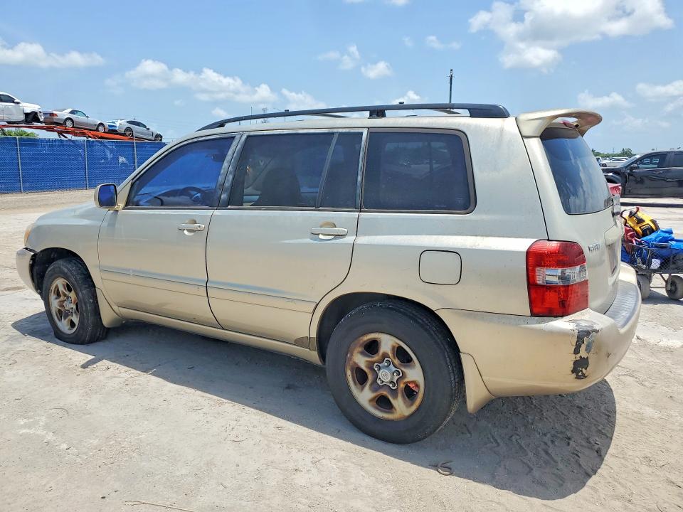 2007 Toyota Highlander VIN JTEGD21A570166901 COPART salvage auction — WATER/FLOOD, Fl - Certificate Of Title, sold $20 on 2026-07-29 (photo 2)