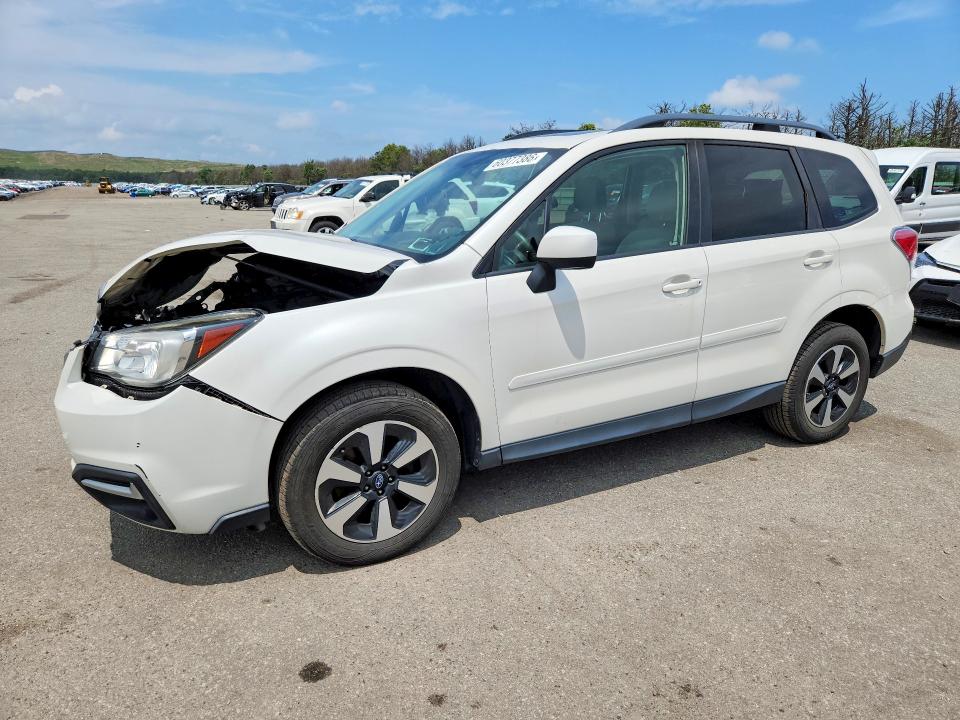 2017 Subaru Forester VIN JF2SJAEC7HH440536 COPART salvage auction — FRONT END, NY - MV-907A SALVAGE CERTIFICATE, sold $850 on 2026-07-27 (photo 1)