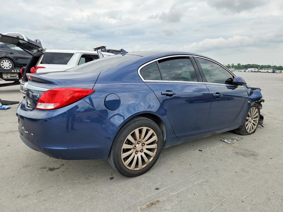 2011 Buick Regal VIN W04GN5EC9B1006211 COPART salvage auction — FRONT END, Tn - Salvage Certificate, sold $1,300 on 2026-07-27 (photo 3)