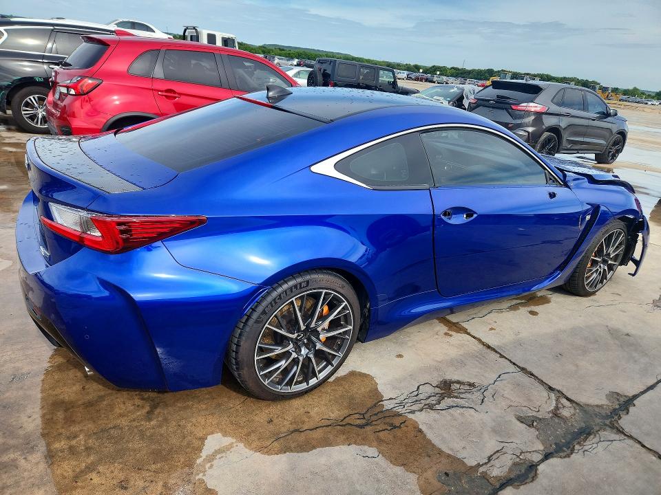 2017 Lexus Rc-f VIN JTHHP5BC4H5006190 COPART salvage auction — FRONT END, Tx - Salvage Vehicle Title, sold $8,600 on 2026-07-23 (photo 3)
