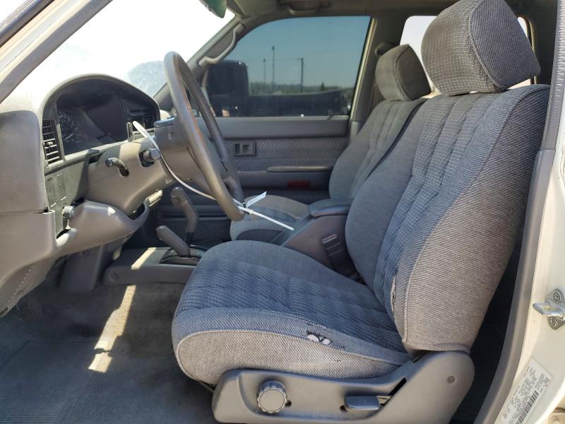 1992 Toyota 4runner VIN JT3VN39W4N8034133 COPART salvage auction — Burn Engine, CA - SALVAGE CERTIFICATE, sold $350 on 2026-07-22 (photo 7)