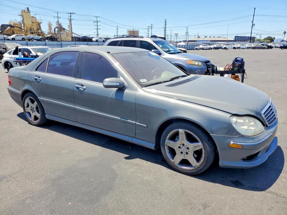 2004 Mercedes-benz S class VIN WDBNG70J14A412803 COPART salvage auction — FRONT END, Ca - Salvage Certificate, sold $375 on 2026-07-27 (photo 4)