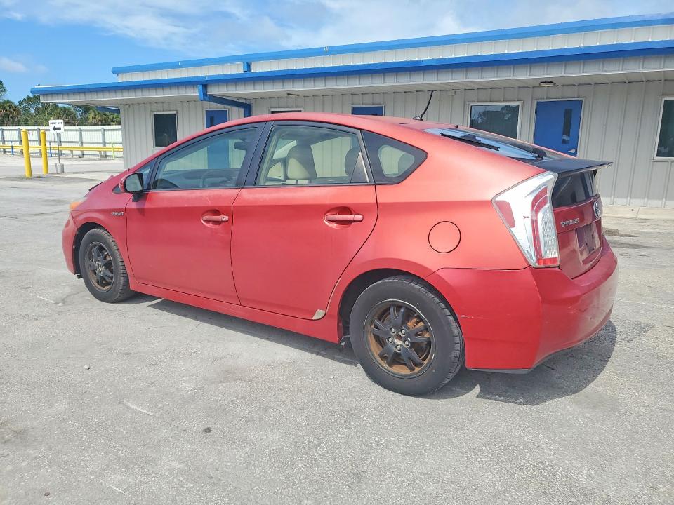 2013 Toyota Prius VIN JTDKN3DU6D1726292 COPART salvage auction — FRONT END, FL - CERTIFICATE OF TITLE, sold $1,300 on 2026-07-29 (photo 2)