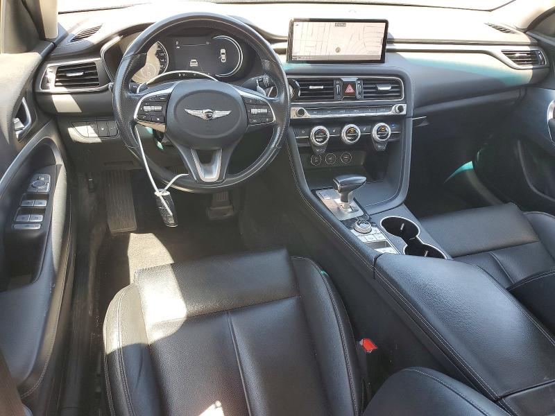 2022 Genesis G70 VIN KMTG34TA2NU094241 COPART salvage auction — FRONT END, CA - CERT OF TITLE-SALVAGED, sold $3,150 on 2026-07-10 (photo 8)