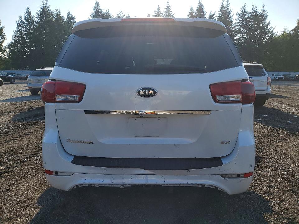 2015 Kia SEDONA VIN KNDMC5C1XF6033832 COPART salvage auction — REAR END, Wa - Bill Of Sale, sold $1,950 on 2026-07-24 (photo 6)