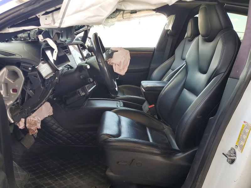 2021 Tesla Model x VIN 5YJXCDE20MF320515 COPART salvage auction — FRONT END, TX - SALVAGE VEHICLE TITLE (P), sold $6,100 on 2026-07-24 (photo 7)