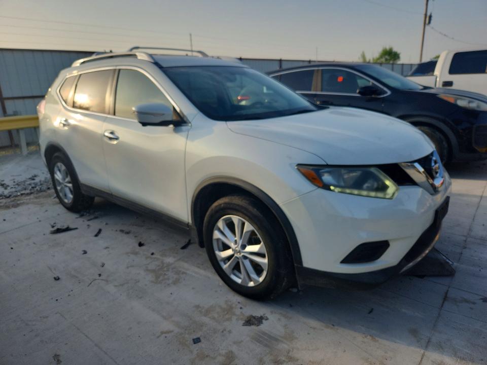 2015 Nissan Rogue VIN KNMAT2MT5FP541069 COPART salvage auction — MECHANICAL, Tx - Certificate Of Title (P), sold $250 on 2026-07-31 (photo 4)