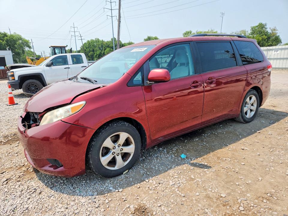 2011 Toyota Sienna VIN 5TDKK3DC9BS031644 COPART salvage auction — FRONT END, Oh - Certificate Of Title, sold $1,300 on 2026-07-24 (photo 1)