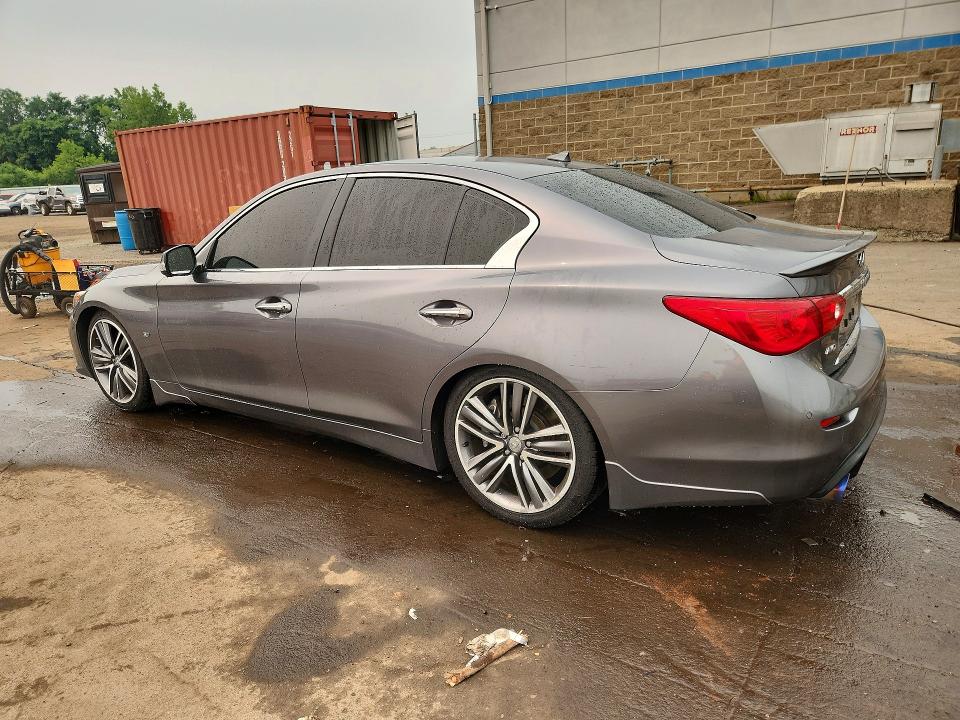 2015 Infiniti Q50 VIN JN1BV7AR7FM397386 COPART salvage auction — FRONT END, Ct - Cert Of Title-Salvage, sold $550 on 2026-07-24 (photo 2)