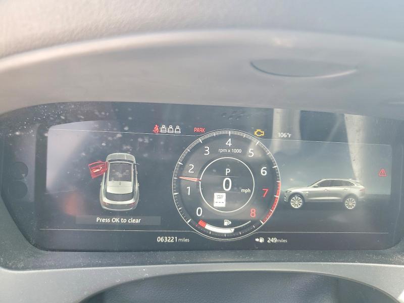 2019 Jaguar F-pace VIN SADCK2GX8KA354890 COPART salvage auction — MINOR DENT/SCRATCHES, FL - CERT OF TITLE-REBUILT, sold $4,650 on 2026-07-17 (photo 9)