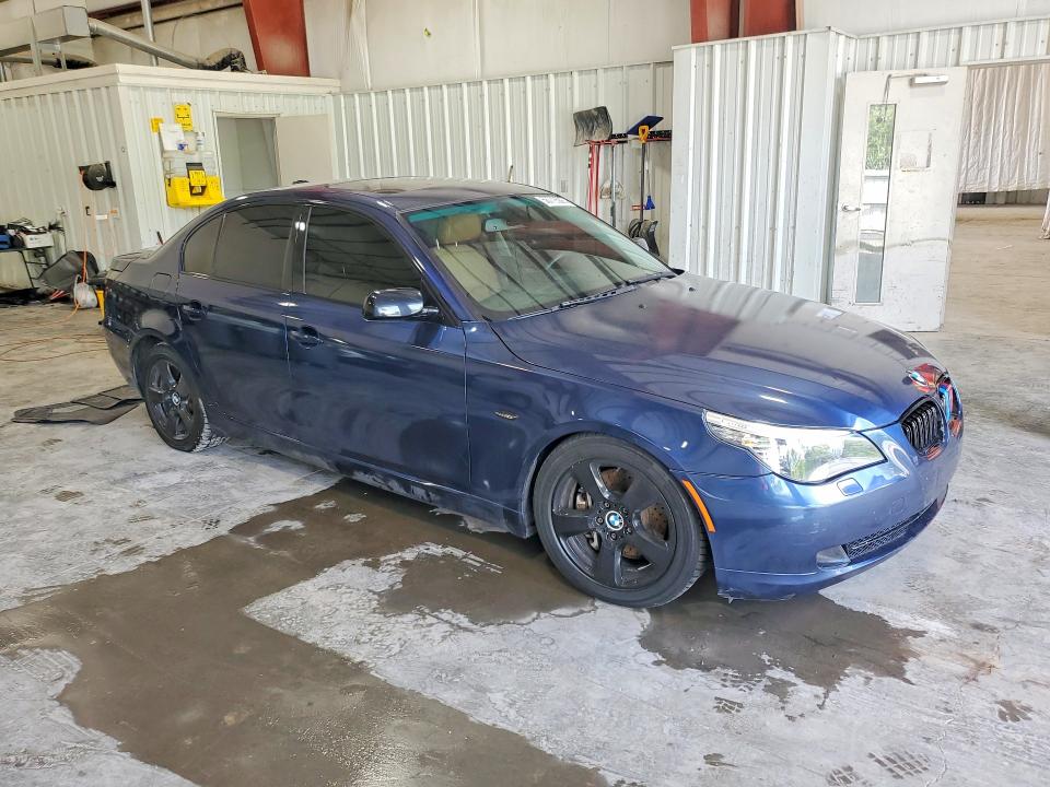 2008 BMW 5 series VIN WBANV93558CZ67844 COPART salvage auction — FRONT END, NY - MV-907A SALVAGE CERTIFICATE, sold $450 on 2026-07-15 (photo 4)