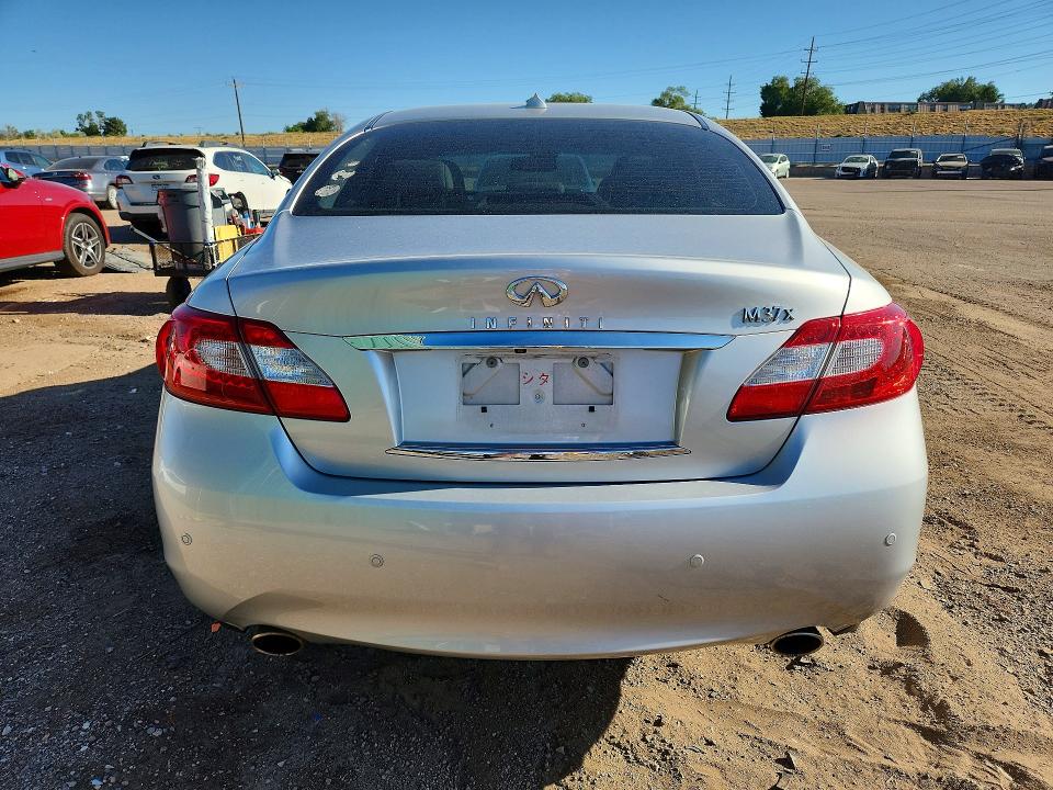 2013 Infiniti M VIN JN1BY1AR6DM602312 COPART salvage auction — HAIL, Co - Certificate Of Title, sold $350 on 2026-07-29 (photo 6)