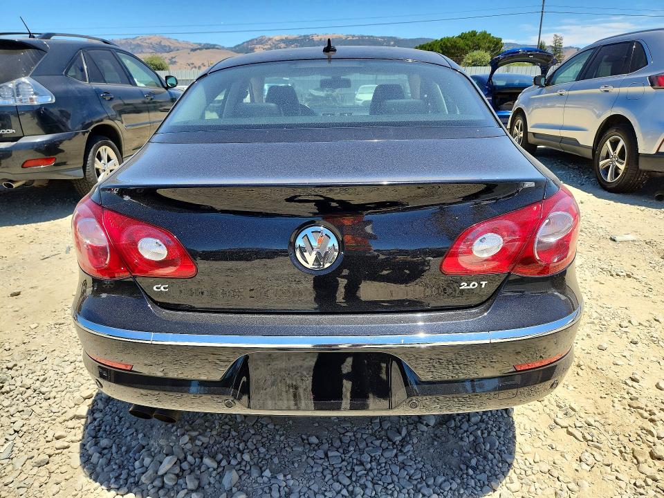 2010 Volkswagen Cc VIN WVWHP7AN6AE541480 COPART salvage auction — MINOR DENT/SCRATCHES, Ca - Dis/Dlr/Exp Only Clean Title, sold $550 on 2026-07-30 (photo 6)