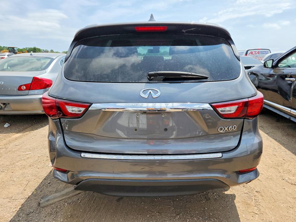 2018 Infiniti Qx60 VIN 5N1DL0MM5JC507266 COPART salvage auction — REAR END, Il - Certificate Of Title, sold $2,750 on 2026-07-24 (photo 6)