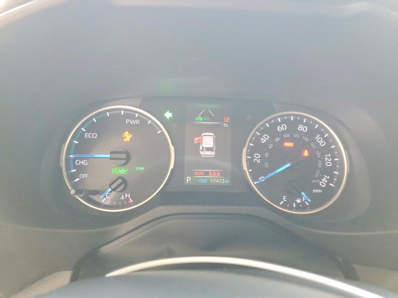 2021 Toyota Rav 4 VIN 2T3R6RFV3MW013498 COPART salvage auction — FRONT END, Ca - Salvage Certificate, sold $8,200 on 2026-07-30 (photo 9)
