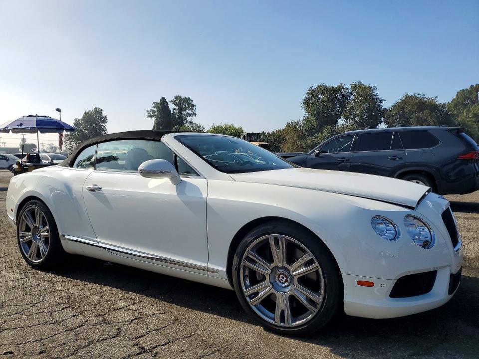 2013 Bentley Continental VIN SCBGT3ZA4DC084897 COPART salvage auction — MECHANICAL, CA - SALVAGE CERTIFICATE, sold $20,100 on 2026-07-17 (photo 4)