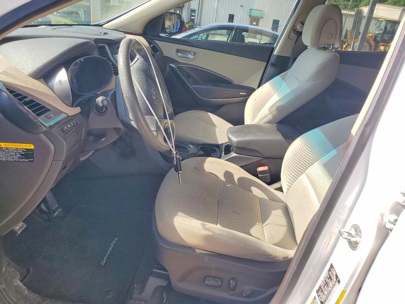 2017 Hyundai Santa fe VIN 5XYZU3LB2HG426109 COPART salvage auction — FRONT END, Mt - Certificate Of Title (P), sold $2,800 on 2026-07-28 (photo 7)