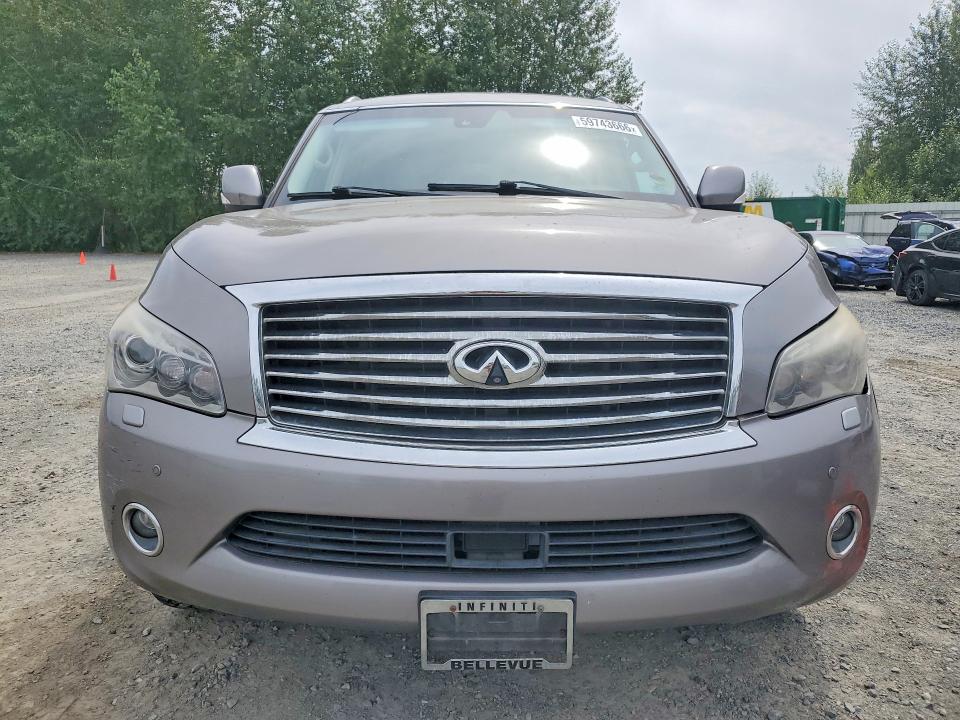 2012 Infiniti Qx56 VIN JN8AZ2NC9C9316459 COPART salvage auction — FRONT END, Wa - Vehicle Cert Of Ownership-Titl, sold $300 on 2026-07-27 (photo 5)