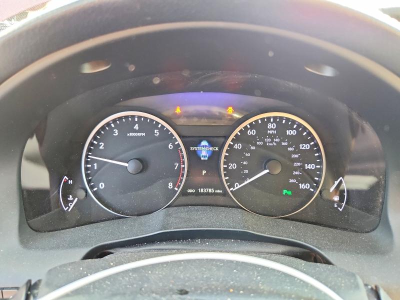 2013 Lexus ES VIN JTHBK1GG6D2012982 COPART salvage auction — REAR END, Ca - Salvage Certificate, sold $3,500 on 2026-08-02 (photo 9)