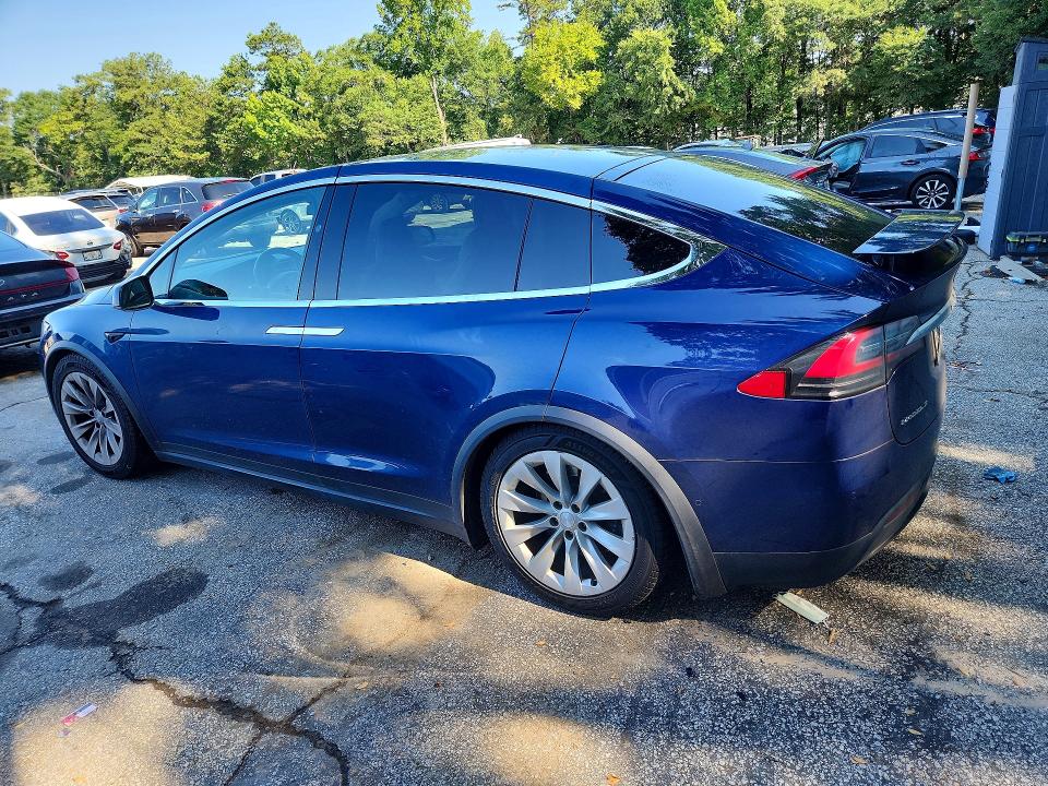 2017 Tesla Model x VIN 5YJXCBE2XHF077371 COPART salvage auction — REAR END, GA - CERT OF TITLE-SALVAGE (P), sold $7,900 on 2026-08-21 (photo 2)