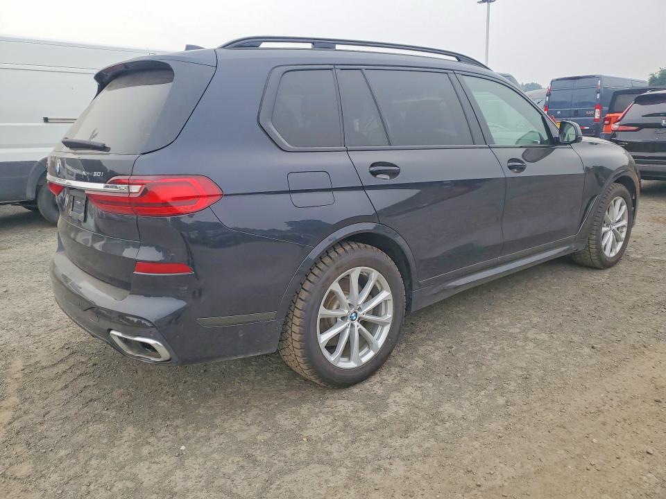 2019 BMW X7 VIN 5UXCX4C54KLB39669 COPART salvage auction — FRONT END, Il - Certificate Of Title (P), sold $20,000 on 2026-07-30 (photo 3)