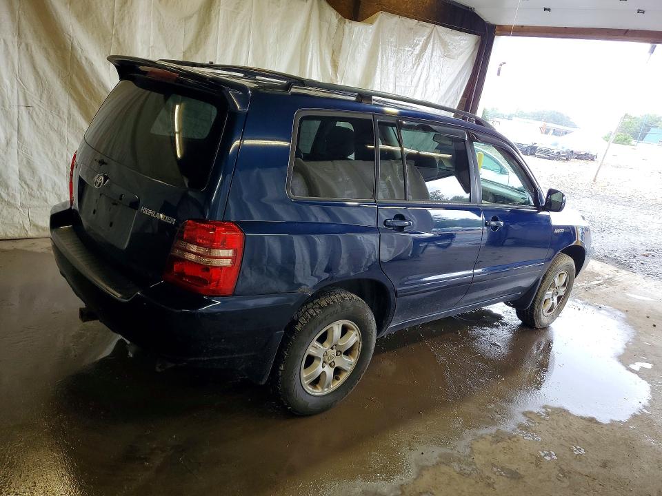 2003 Toyota Highlander VIN JTEHF21A230105661 COPART salvage auction — NORMAL WEAR, PA - CERT OF TITLE, sold $550 on 2026-07-16 (photo 3)