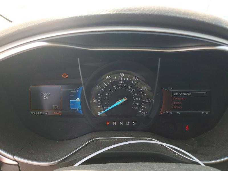 2016 Ford Fusion VIN 3FA6P0HD4GR247020 COPART salvage auction — MECHANICAL, Co - Dis/Dlr/Exp Only Clean Title, sold $825 on 2026-07-09 (photo 9)