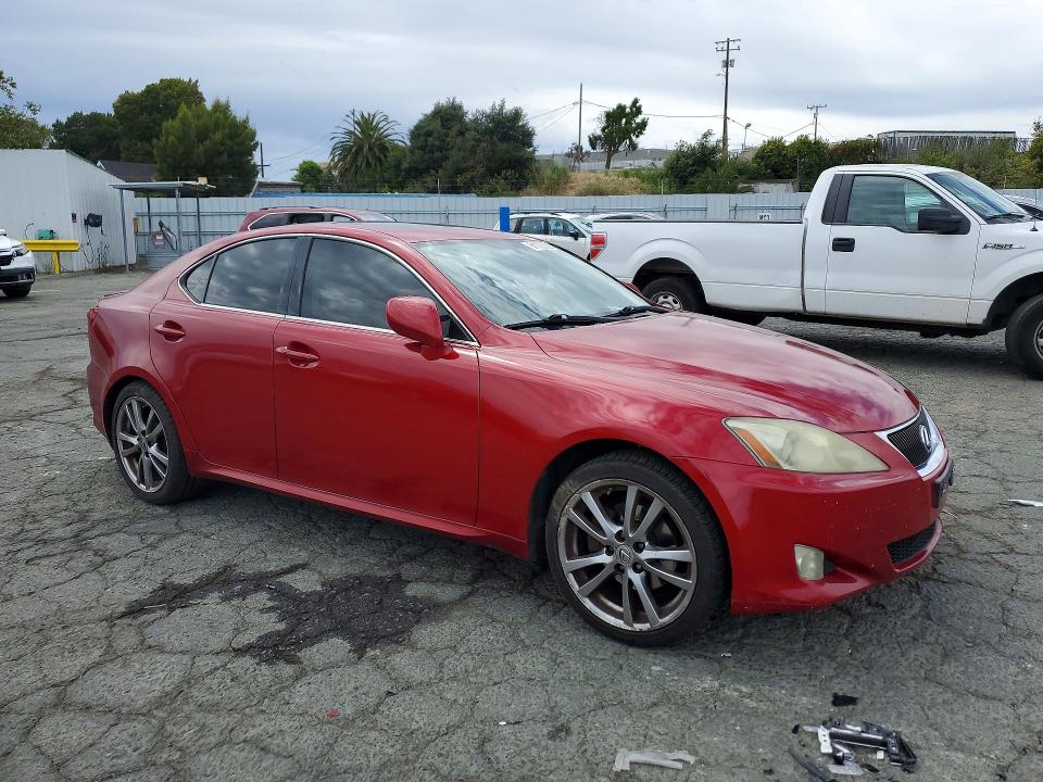 2008 Lexus Is 250 VIN JTHBK262485054888 COPART salvage auction — SIDE, CA - SALVAGE CERTIFICATE, sold $525 on 2026-07-31 (photo 4)
