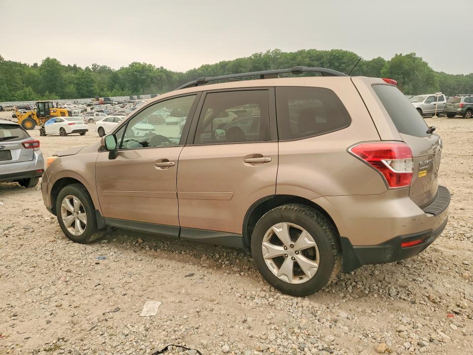2014 Subaru Forester VIN JF2SJACC2EG545604 COPART salvage auction — UNDERCARRIAGE, MA - CERT OF TITLE-RECONSTRCTD COLL, sold $450 on 2026-07-29 (photo 2)