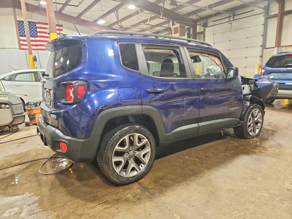 2017 Jeep Renegade VIN ZACCJBBB8HPF59399 COPART salvage auction — FRONT END, Pa - Cert Of Salv-R=Reconstructed, sold $675 on 2026-08-14 (photo 3)