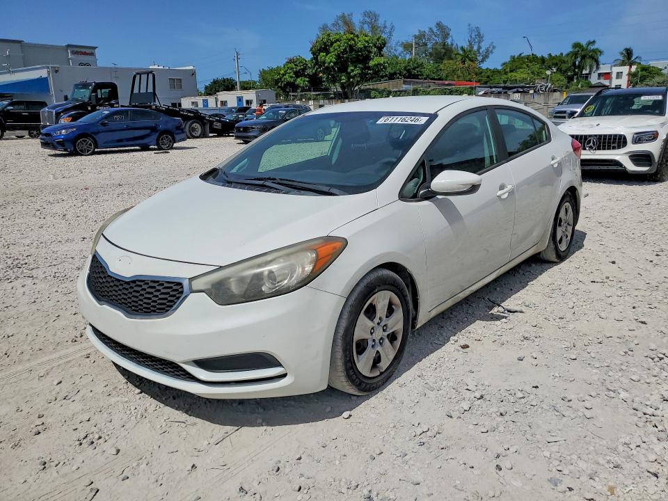 2016 Kia Forte VIN KNAFK4A63G5603520 COPART salvage auction — MINOR DENT/SCRATCHES, Fl - Cert Of Title Slvg Rebuildable, sold $975 on 2026-07-28 (photo 1)