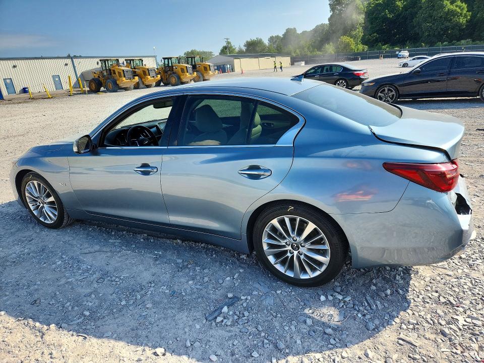 2020 Infiniti Q50 VIN JN1EV7AP5LM207026 COPART salvage auction — REAR END, TN - SALVAGE CERTIFICATE, sold $4,600 on 2026-07-23 (photo 2)