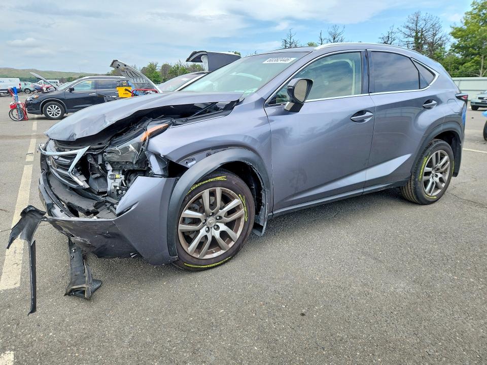 2015 Lexus Nx VIN JTJBARBZ6F2039319 COPART salvage auction — FRONT END, Ny - Mv-907A Salvage Certificate, sold $80 on 2026-07-29 (photo 1)