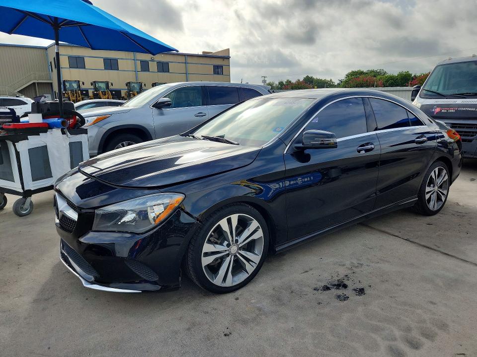 2017 Mercedes-benz Cla-klasse VIN WDDSJ4EB8HN421122 COPART salvage auction — FRONT END, TX - SALVAGE VEHICLE TITLE (P), sold $2,200 on 2026-08-13 (photo 1)
