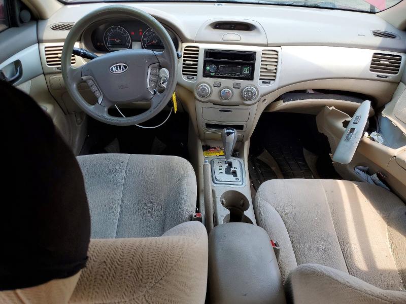 2007 Kia Optima VIN KNAGE123875137596 COPART salvage auction — SIDE, CO - PUBLIC - SALVAGE TITLE (P), sold $475 on 2026-07-14 (photo 8)