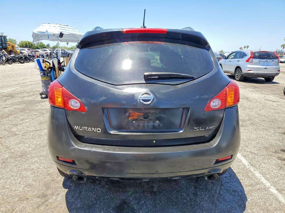 2010 Nissan Murano VIN JN8AZ1MW5AW122659 COPART salvage auction — MINOR DENT/SCRATCHES, Ca - Dis/Dlr/Exp Only Clean Title, sold $375 on 2026-07-31 (photo 6)