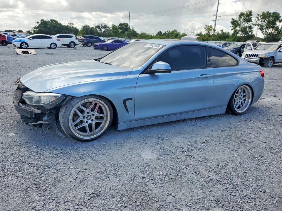 2014 BMW 4er VIN WBA3N3C55EK231704 COPART salvage auction — FRONT END, Fl - Cert Of Title Slvg Rebuildable, sold $1,550 on 2026-08-14 (photo 1)