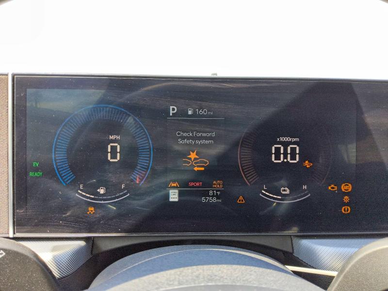 2026 Hyundai Sonata hybrid VIN KMHL24JJ2TA157707 COPART salvage auction — FRONT END, UT - CERTIFICATE OF TITLE, sold $11,800 on 2026-07-27 (photo 9)