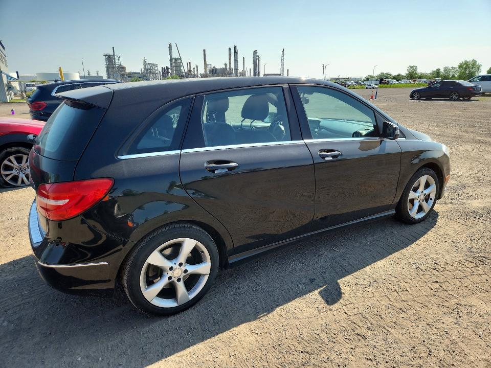 2014 Mercedes-benz B-klasse VIN WDDMH4EB2EJ245207 COPART salvage auction — REAR END, Qc - Gravement Accidente, sold $1,000 on 2026-08-18 (photo 3)