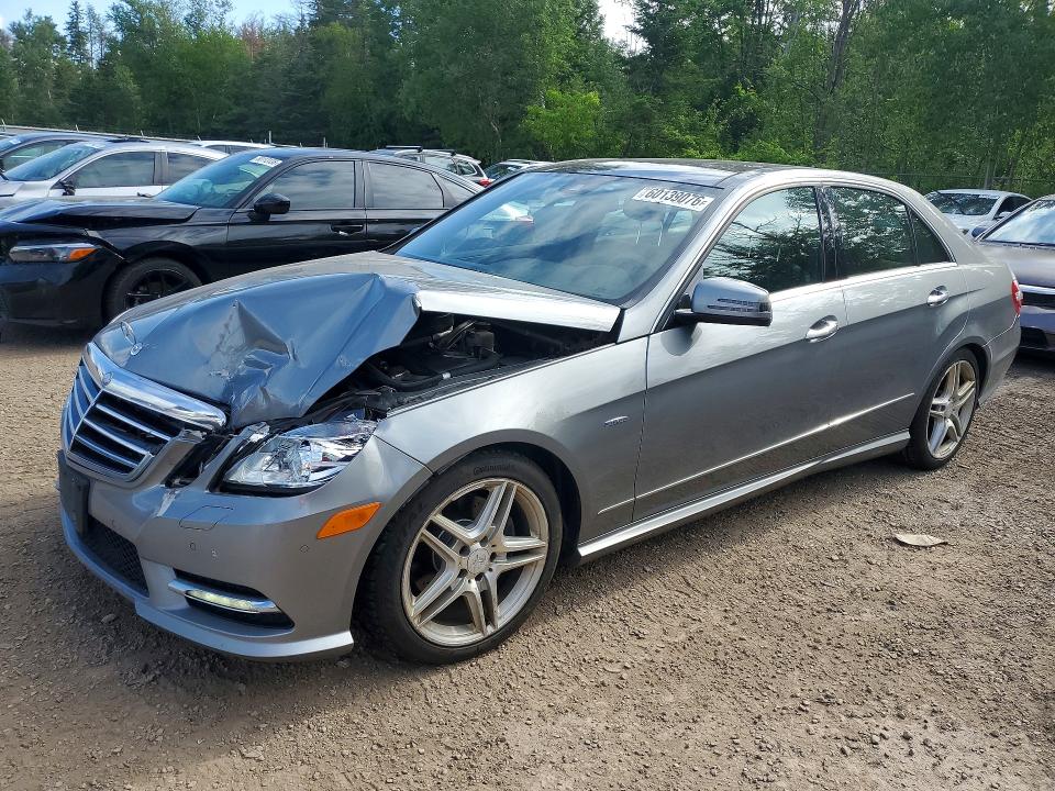 2012 Mercedes-benz E-class VIN WDDHF8JB7CA522953 COPART salvage auction — FRONT END, ON - PERMIT NO BRAND - UNFIT, sold $1,300 on 2026-07-28 (photo 1)