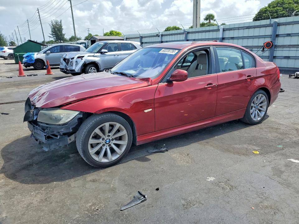 2011 BMW 3 series VIN WBAPH7G55BNM58413 COPART salvage auction — FRONT END, FL - CERT OF TITLE SLVG REBUILDABLE, sold $575 on 2026-07-20 (photo 1)