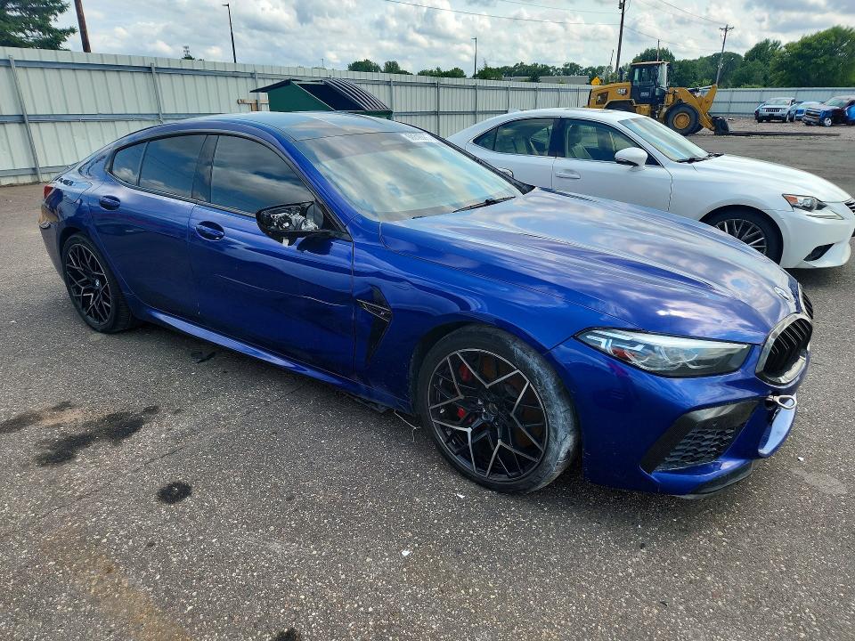 2022 BMW M8 VIN WBSGV0C0XNCH03263 COPART salvage auction — UNDERCARRIAGE, Mn - Cert Of Title-Salvage, sold $35,500 on 2026-07-21 (photo 4)