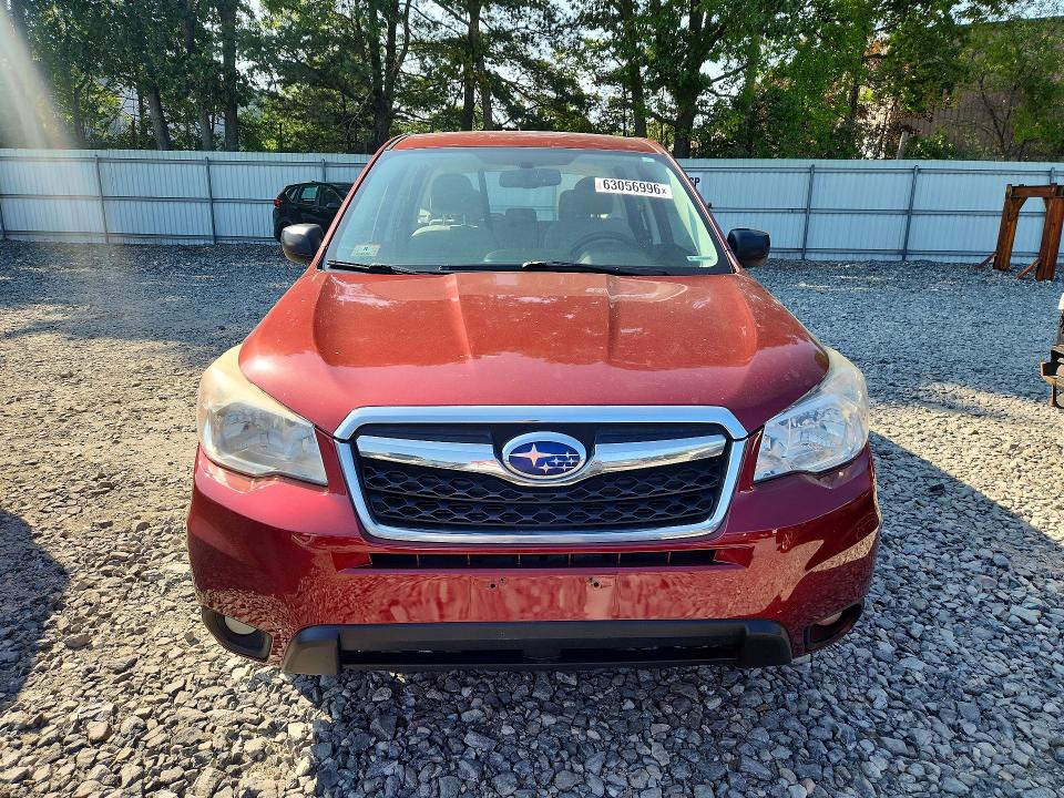 2014 Subaru Forester VIN JF2SJAAC1EH537264 COPART salvage auction — FRONT END, Ma - Certificate Of Title, sold $400 on 2026-08-27 (photo 5)