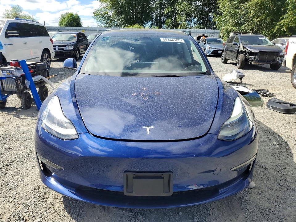 2022 Tesla Model 3 VIN 5YJ3E1EB9NF206036 COPART salvage auction — REAR END, Wa - Bill Of Sale, sold $11,300 on 2026-07-20 (photo 5)